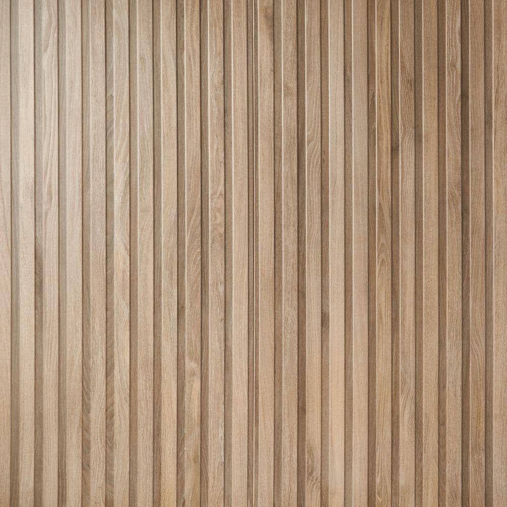 Brookline Ribbon Tan Brown Matte Porcelain Large Format Tile