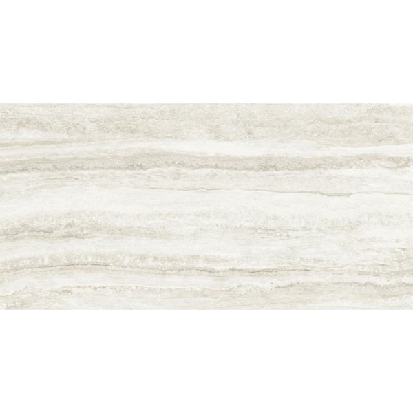 VitrA Lightstone Traverten Light Cream 12 in. x 24 in. Color Body Porcelain Floor and Wall Tile (11.62 sq. ft./Case)