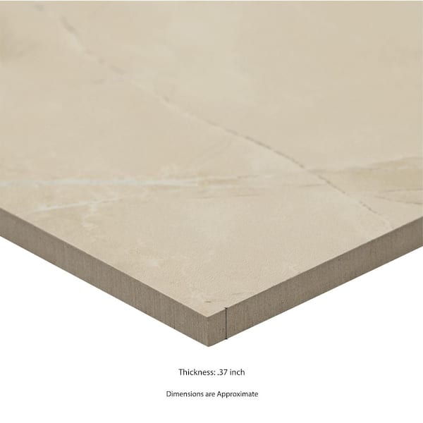 MSI Madison Galaxia 12 in. x 24 in. Matte Porcelain Marble Look