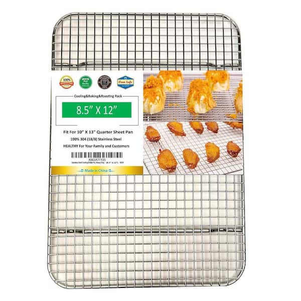 Commercial Grade Stainless Steel Cooling Rack Wire Grate Rust-Resistant Heavy Duty for Baking Cooking