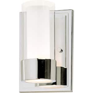 Silo 5 in. Wide Polished Chrome Sconce