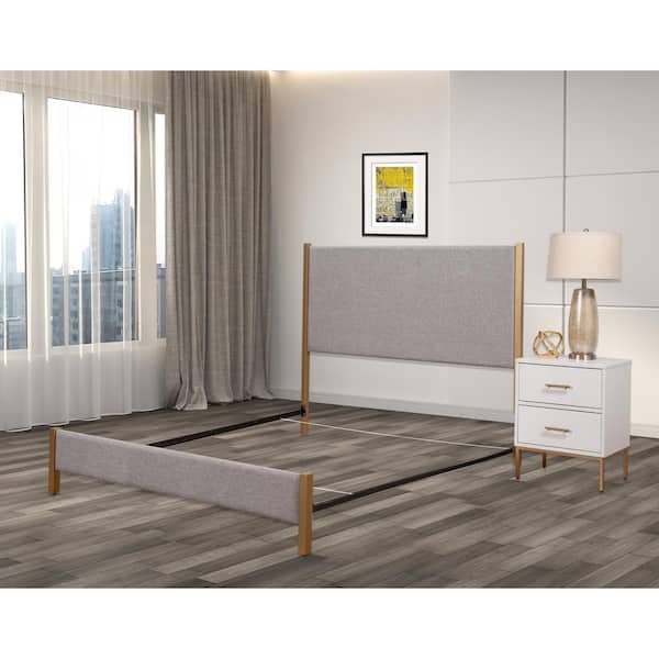 Black Adjustable Bedframe Headboard Footboard Bolt on Bed Rails