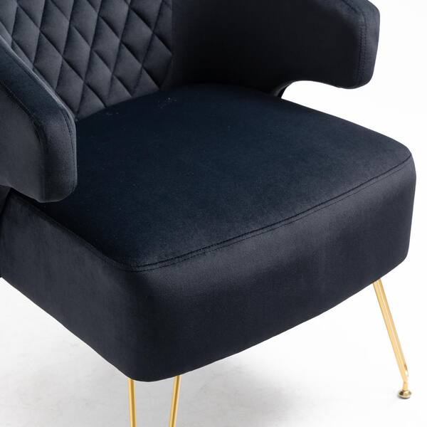 Black velvet cocktail chair new arrivals