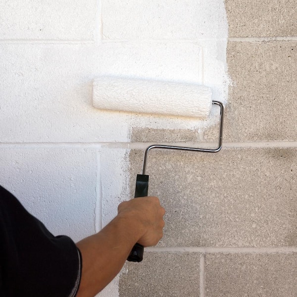 BEHR PREMIUM - 5 gal. #MS-84 French Gray Elastomeric Masonry, Stucco and Brick Exterior Paint