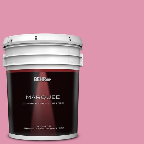 BEHR MARQUEE 5 gal. #P130-4 Its a Girl Flat Exterior Paint & Primer