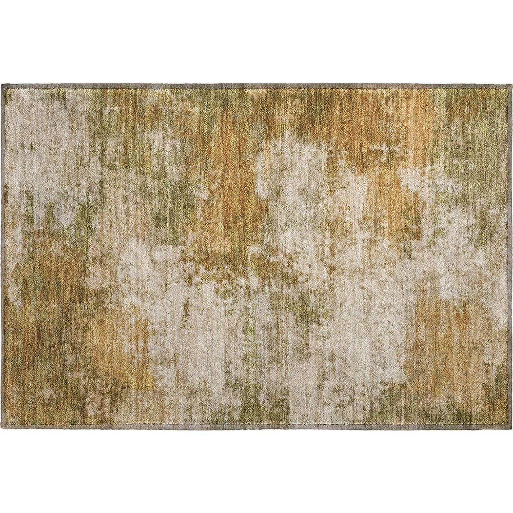 Addison Rugs Mayfield Premium Machine Washable Abstract AMF2064 Copper ...