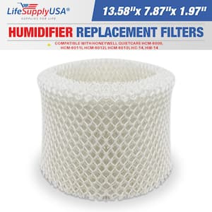 Humidifier Filter Replacement Wick E Compatible with Honeywell Quietcare HCM-6009-6011i, HCM-6012i-6013i, HC-14, H-14