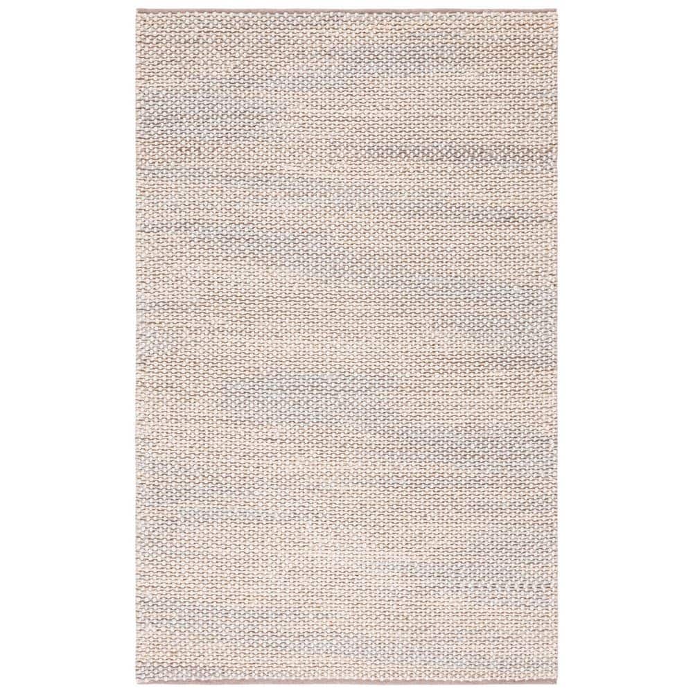 Natura 4 ft. x 6 ft. Natural/Light Gray Basket Striped Area Rug price history on PriceWatchPro