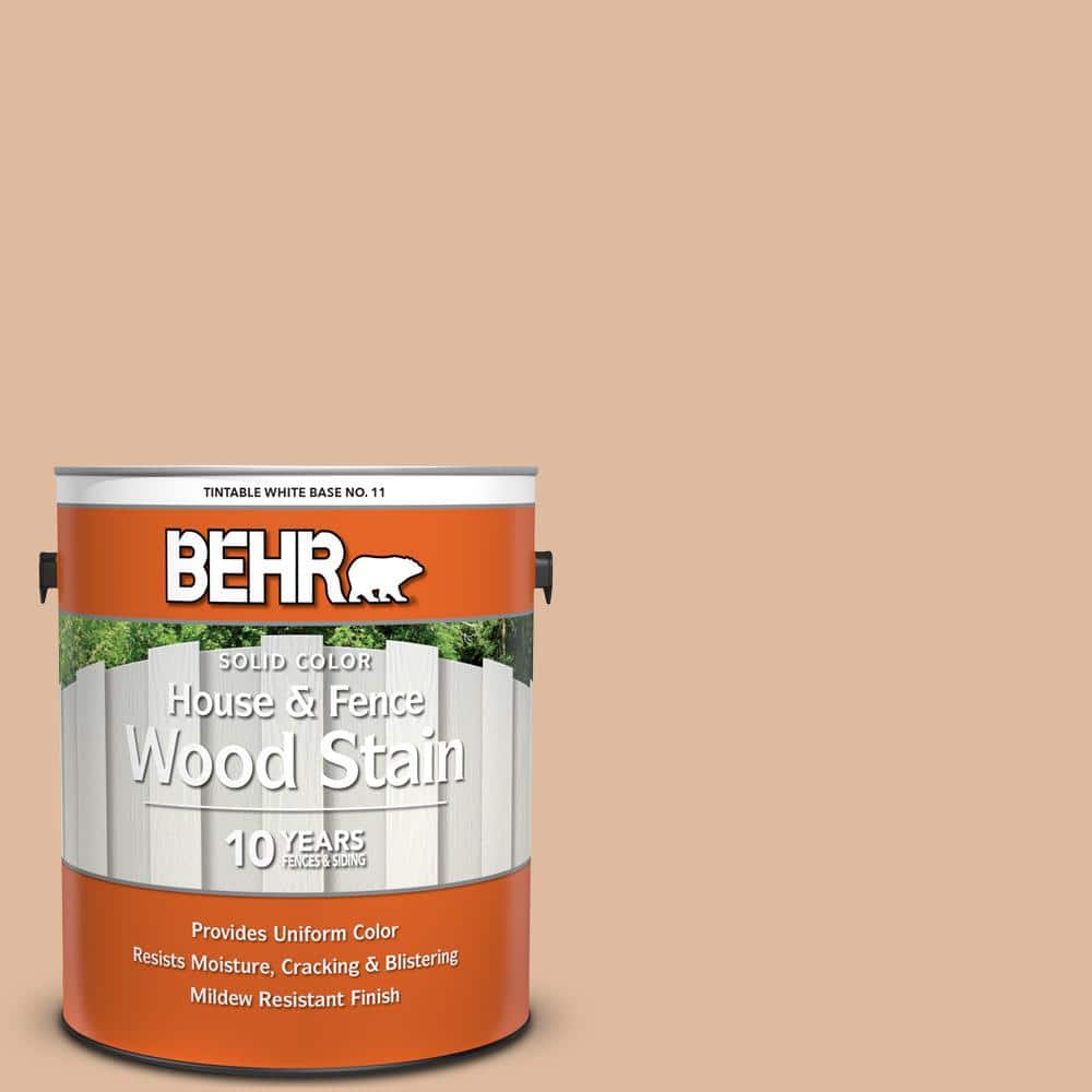 1 gal. #HDC-CT-04 Chic Peach Solid Color House and Fence Exterior Wood Stai