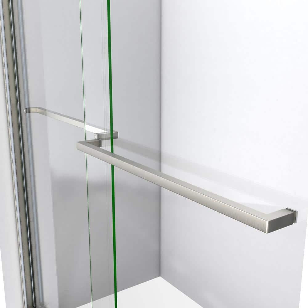 Sapphire 56-60" Brushed Nickel Semi-Frameless Sliding Shower Door
