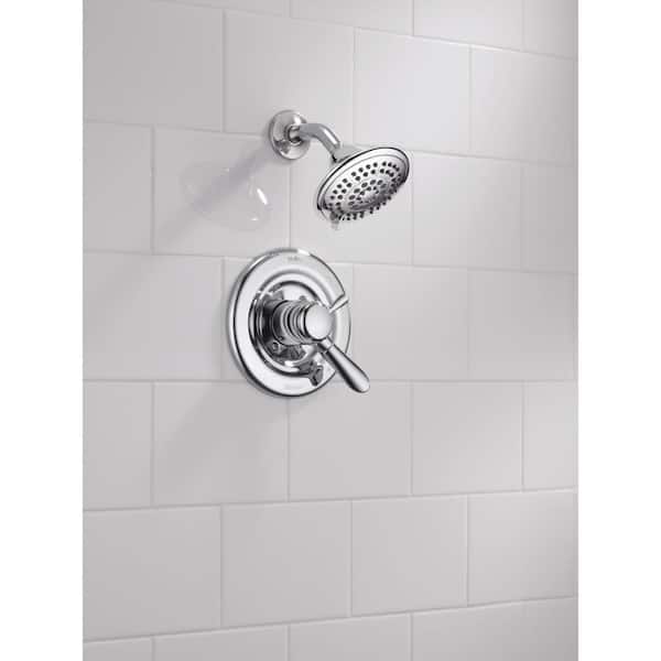 Lahara 1-Handle Shower Only Faucet Trim Kit in Chrome (Valve Not Included)