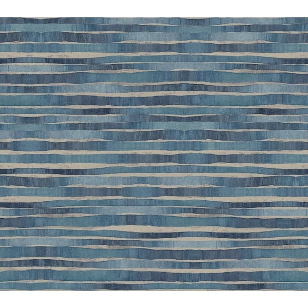 York Wallcoverings Ronald Redding Blue Dreamscapes Paper Unpasted Matte Wallpaper (27 in. x 27 ft.)