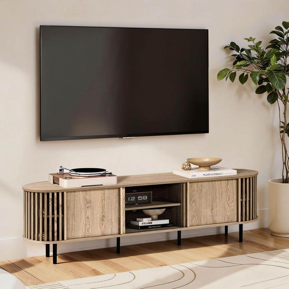 light-oak-luxenhome-tv-stands-