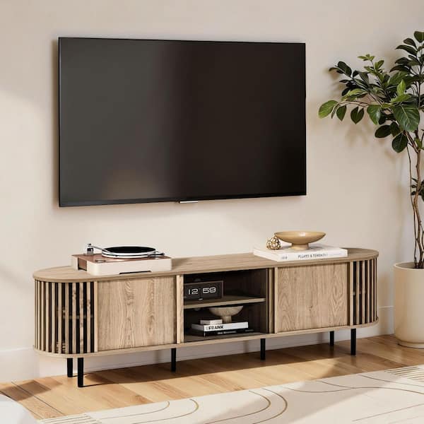 unico DIX TVボード W1800 Corridor 8179 TV Stand - Walnut - Scan Design | Modern and