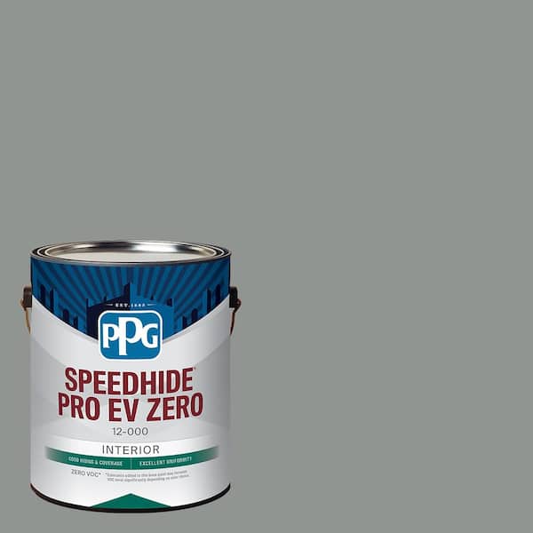 PPG Speedhide Pro EV Zero 1 gal. PPG0994-6 Husky Gray Semi-Gloss Interior Paint