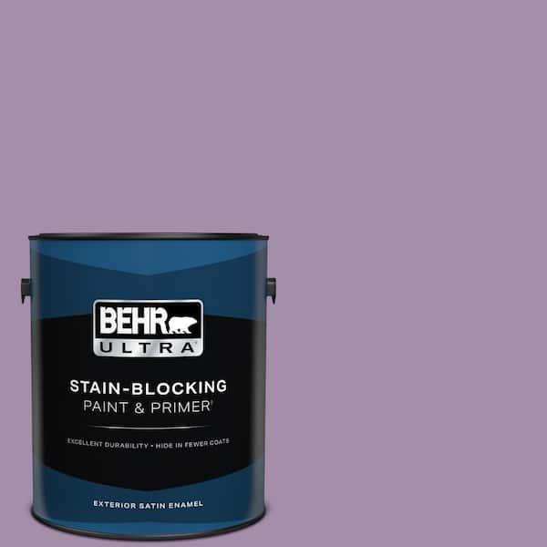 BEHR ULTRA 1 gal. #M100-4 Aged to Perfection Satin Enamel Exterior Paint & Primer