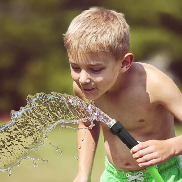Cubilan - 5/8in. x 25 ft. Water Hose with Swivel Grip, Heavy-Duty, Lightweight, Flexible Hose, 3/4 in. Solid Fittings