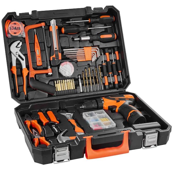 146-Piece Tool Kit, Hand Tool Set with Drill, Portable Case, High-Quality Steel, for Home, DIY, 2025 Upgrade
