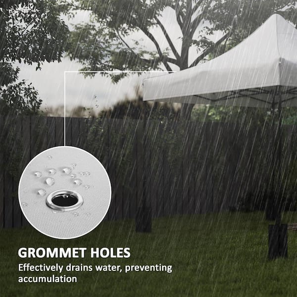 Flynama Replacement Canopy Top for Pop Up Canopy Tent, with 4 Sand Bags ...