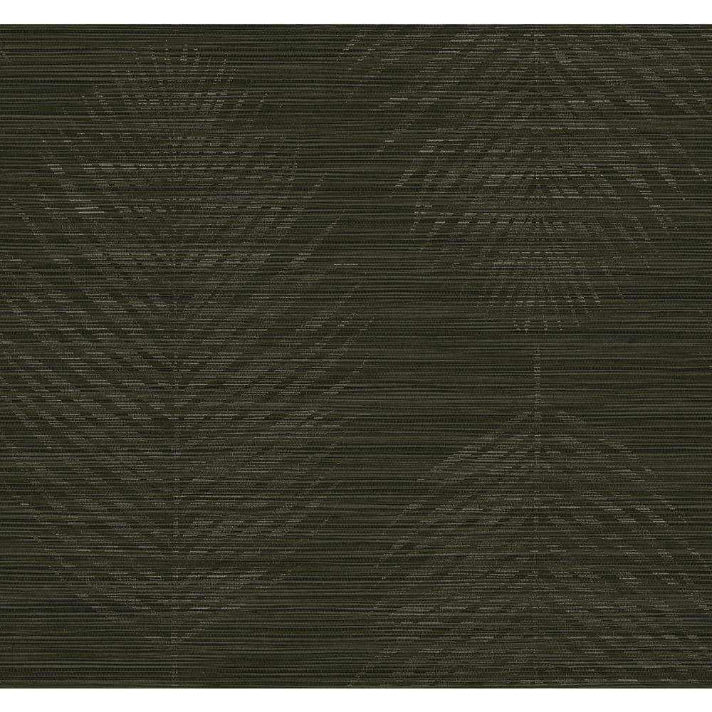 Seabrook Designs 60.75 sq. ft. Forest Green and Metallic Chrome Kotka ...