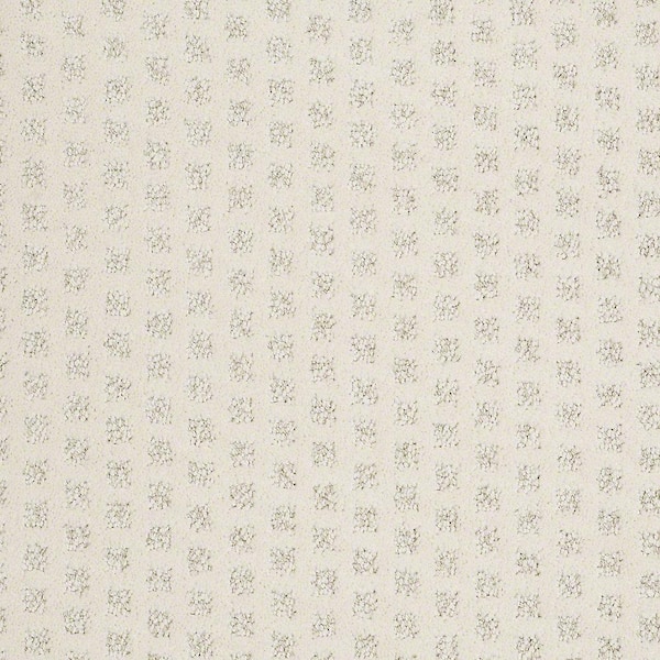 Lifeproof Crown - Cauliflower - Beige 42.1 oz. Nylon Pattern Installed Carpet