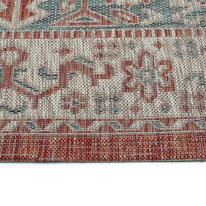 Arelow Collection Paprika 3'11" x 5'11" Rectangle Residential Indoor-Outdoor Area Rug