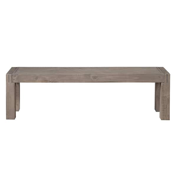 Steve Silver Auckland Weathered Grey Bench