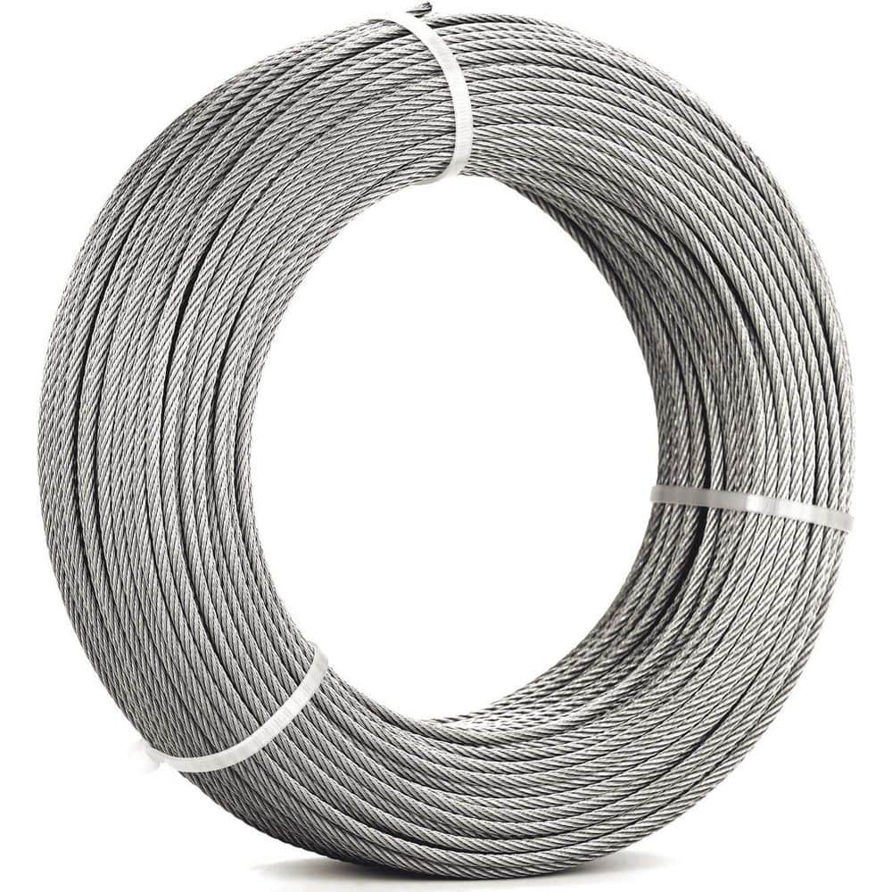 300 ft. x 1/8 in. Stainless Steel Aircraft Wire Rope Cable for Cable Railing System with 7 x 7 Wire Strands price history on PriceWatchPro