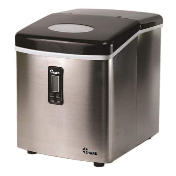 Chard 35 lb. Freestanding Ice Maker in Stainless Steel