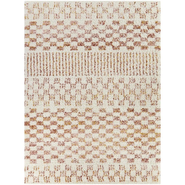 BALTA Mendieta Orange 7 ft. 10 in. x 10 ft. Geometric Area Rug