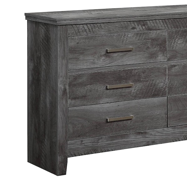 Vidalia Storage Rustic Grey Bedroom Set