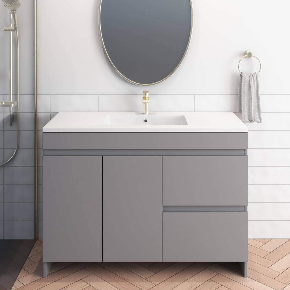 Reviews for VOLPA USA AMERICAN CRAFTED VANITIES Mace 48 in W x 20 D x