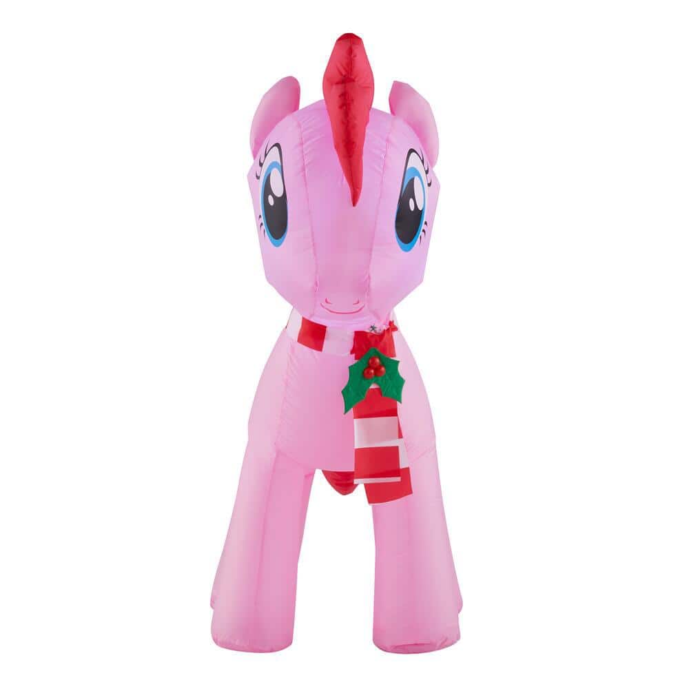 3.5 ft. Inflatable Pinkie Pie with Holiday Scarf