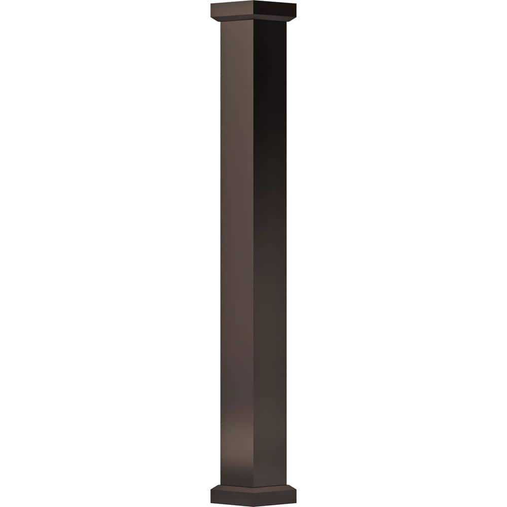 9 in. x 9 ft. Textured Brown Non-Tapered Square Shaft (Load-Bearing) Endura-Aluminum Empire Style Column price history on PriceWatchPro