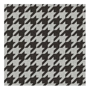 Dogtooth Black Texture Classic Removable Wallpaper