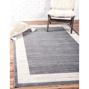 Uptown Collection Yorkville Gray 4' 0 x 6' 0 Area Rug