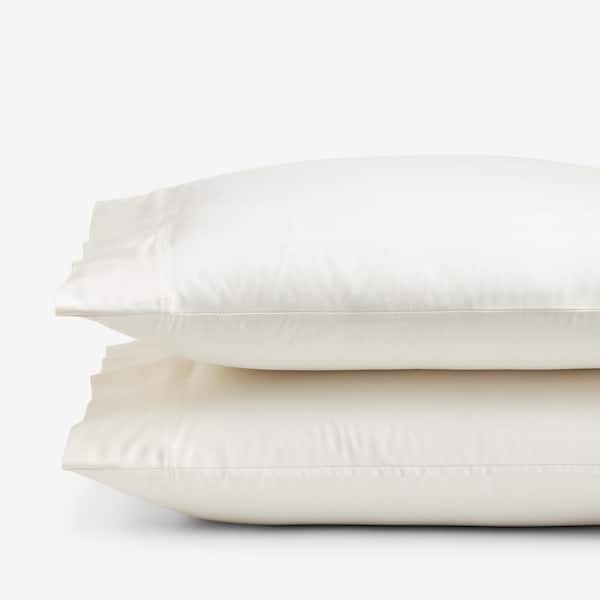 The Company Store Company Cotton Ivory Sateen King Pillowcases (Set of 2)