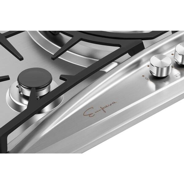 Empava 36 in. Recessed Gas Stove Cooktop with Modern Design 5