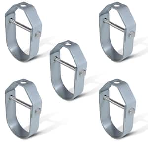 4 in. Clevis Hanger for Vertical Pipe Support in Light-Duty Epoxy Coated Steel (5-Pack)