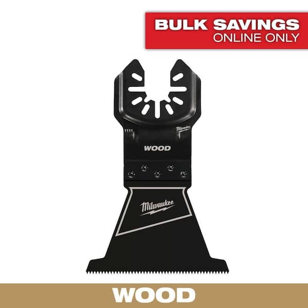 Milwaukee 2-1/2 in. High Carbon Steel Universal Fit Wood Cutting Multi-Tool Oscillating Blade (1-Pack)