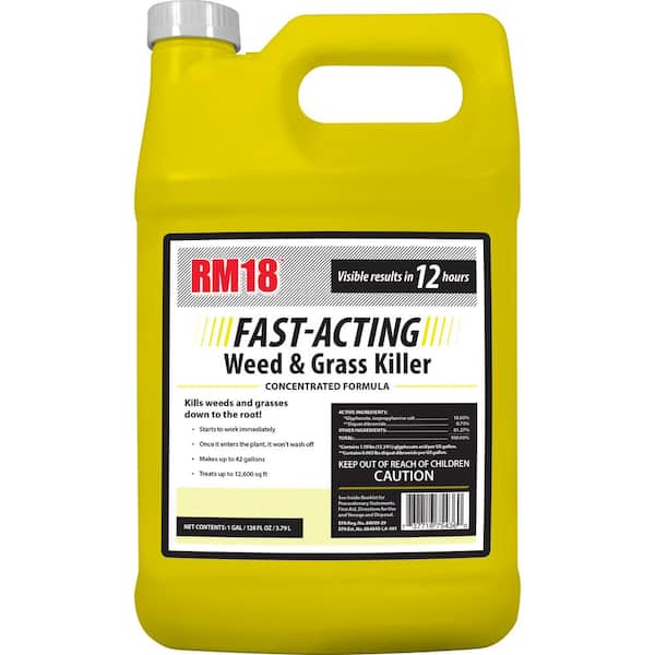RM18 1 Gal. Fast-Acting Weed and Grass Killer Concentrate