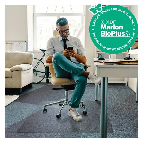 Cleartex Chair Mats Floortex Polycarbonate Chair Mat 47x35