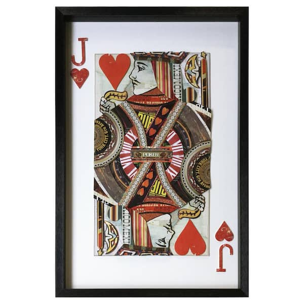 Yosemite Home Decor "Jack of Hearts" by Unknown Artist Framed Wall Art