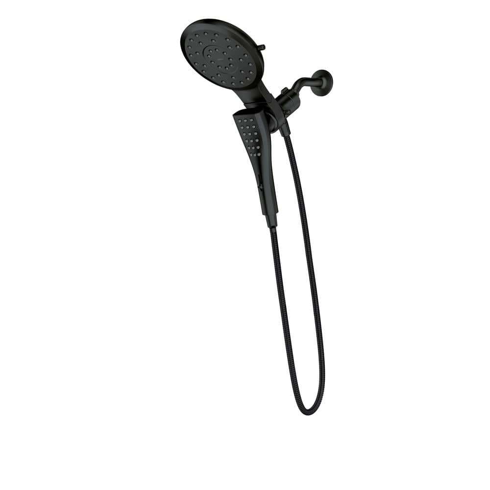 Matte Black Multi-Function Rain and Hand Shower Combo