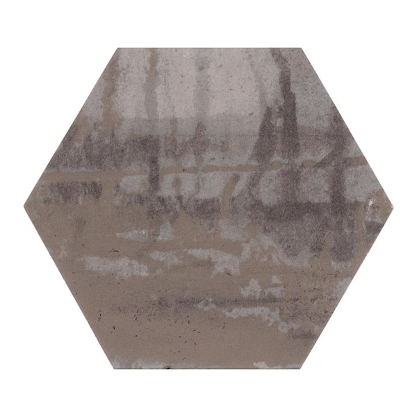 ANDOVA Homage 5 in. x 5 in. Hexagon Tribute Hex Porcelain Wall and Floor Hex Tile 4.54 sq. ft./0.25 per case