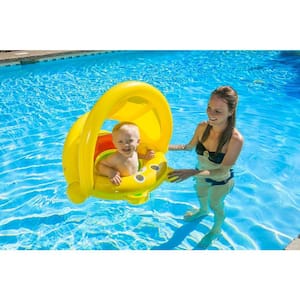 Baby Bear Swimming Pool Float Rider with Canopy
