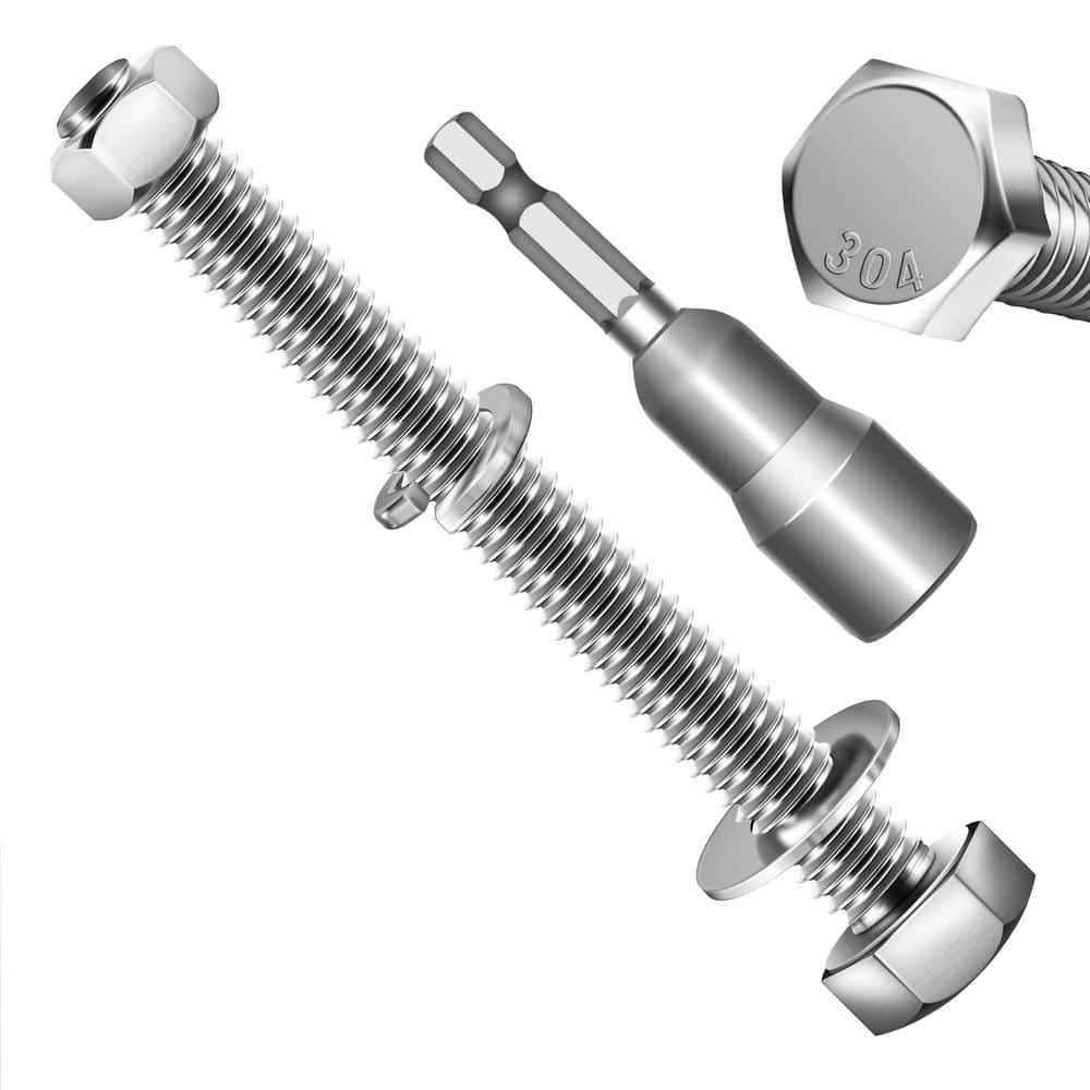 5/16 in. -18 x 3 in. 304 Stainless Steel Hex Bolt (12-Pack) price history on PriceWatchPro