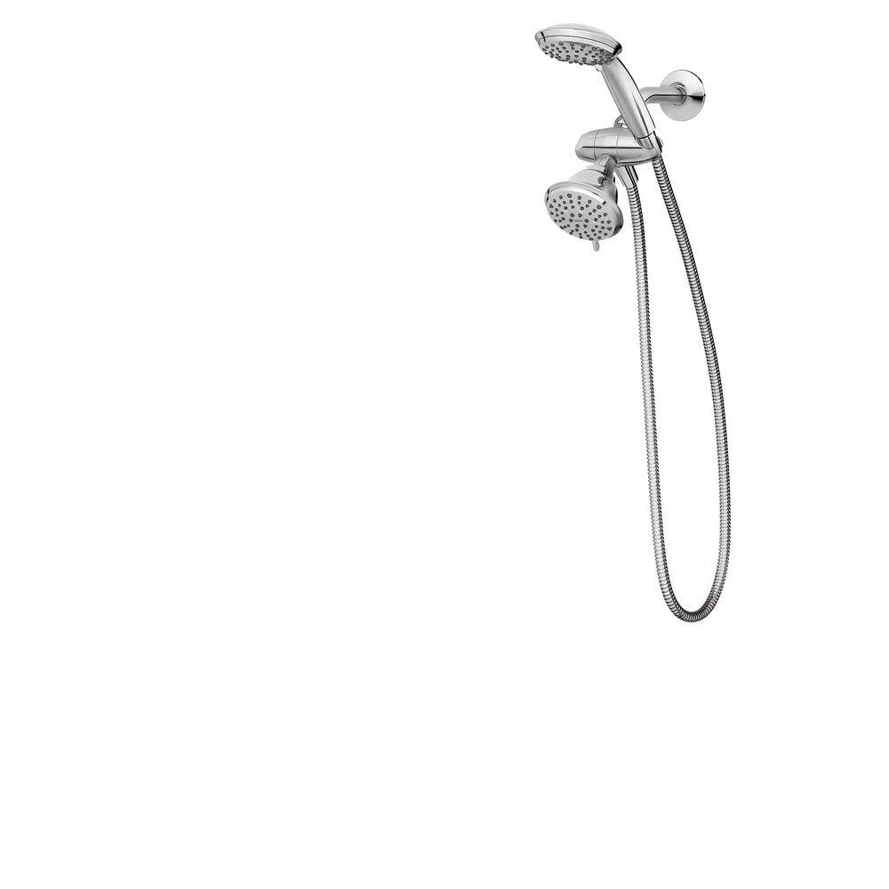 MOEN Attune 6-Spray Patterns 4 In. Wall Mount Combo Handheld Showerhead ...