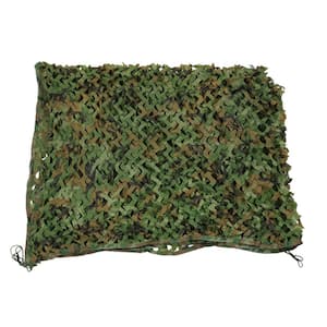 10 ft. x 20 ft. Woodland Camo Netting for Army Shooting, Party Decorations, Camping Ghillie Netting, Sunshade Camo Mesh