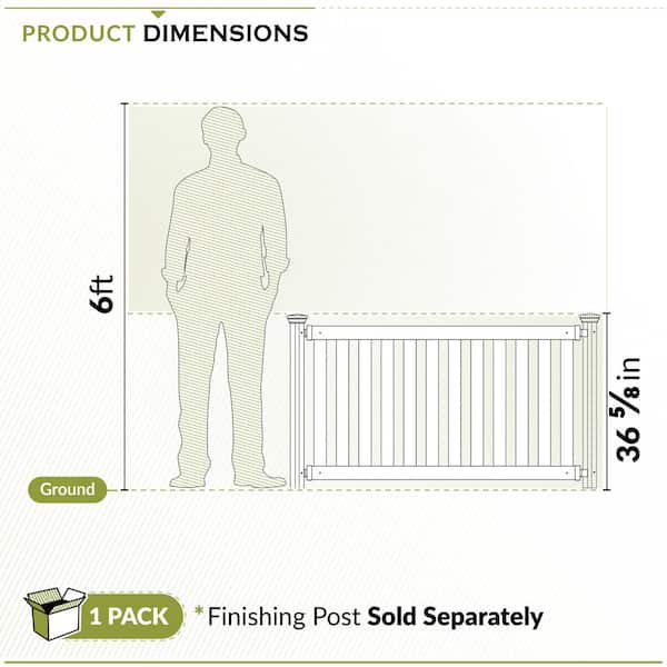 Zippity Outdoor Products 65.5 in. x 38 in. Davidson Hinged White